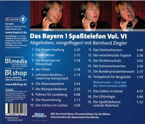 Produktbild: Bayern 1 Spaßtelefon Vol. VI