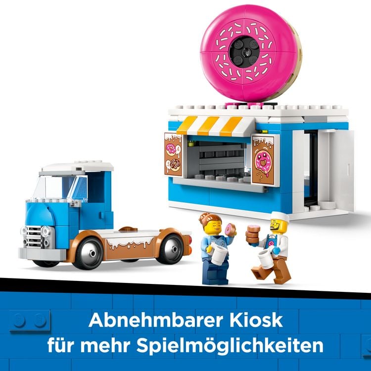 Produktbild: LEGO City Donut Truck - Spielzeug Foodtruck f&uuml;r Kinder ab 5 Jahren 60452