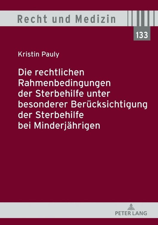 Produktbild: Die rechtlichen Rahmenbedingungen der Sterbehilfe unter besonderer Ber&uuml;cksichtigung der Sterbehilfe bei Minderj&auml;hrigen