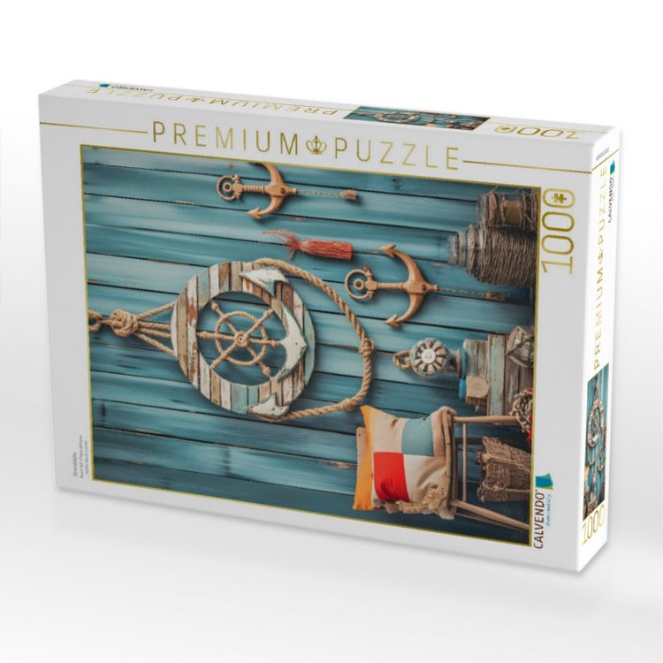 Produktbild: CALVENDO Puzzle Strandidylle | 1000 Teile Lege-Gr&ouml;&szlig;e 64x48cm Foto-Puzzle f&uuml;r gl&uuml;ckliche Stunden