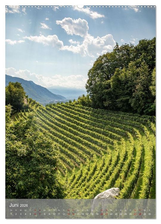 Produktbild: Auf dem Marlinger Waalweg (hochwertiger Premium Wandkalender 2026 DIN A2 hoch), Kunstdruck in Hochglanz