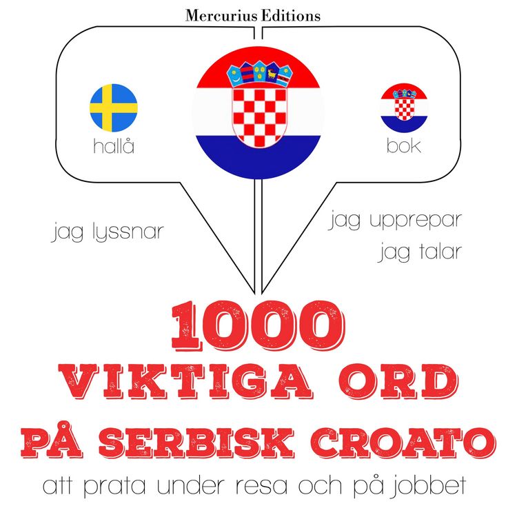 Produktbild: 1000 viktiga ord p&aring; serbisk croato