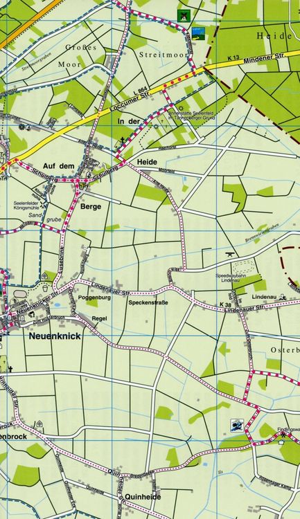 Produktbild: Petershagen, KVplan, Radkarte/Wanderkarte/Stadtplan, 1:25.000 / 1:15.000 / 1:7.500