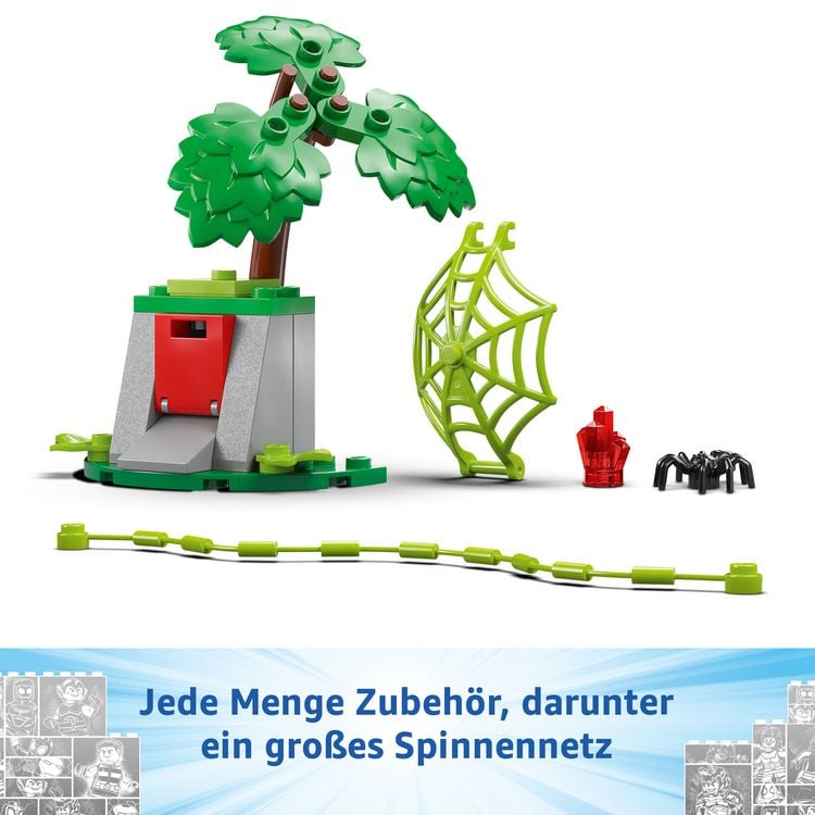 Produktbild: LEGO Marvel Actionspa&szlig; mit Spin und Electro in ihren Dino-Flitzern, Spidey und seine Super-Freunde 11198