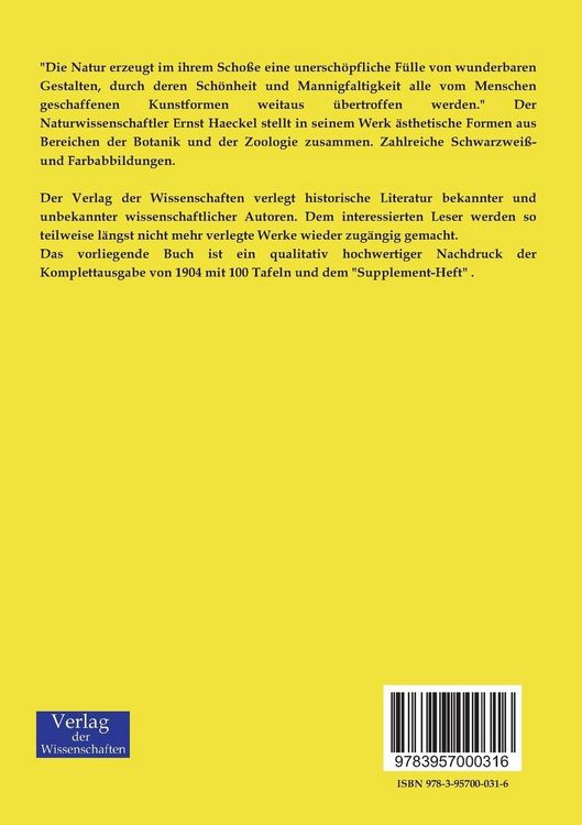 Produktbild: Kunstformen der Natur