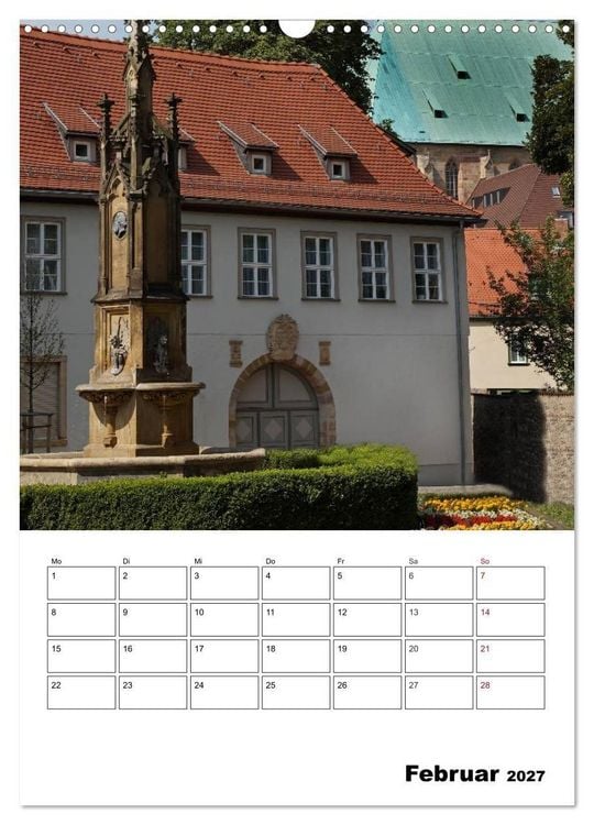 Produktbild: Mein Erfurt (Wandkalender 2027 DIN A3 hoch), CALVENDO Monatskalender