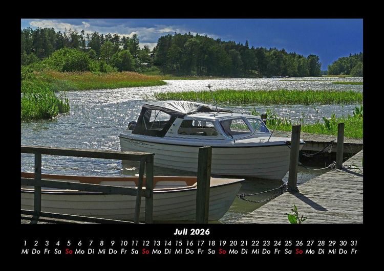 Produktbild: Segelboote 2026 Fotokalender DIN A3