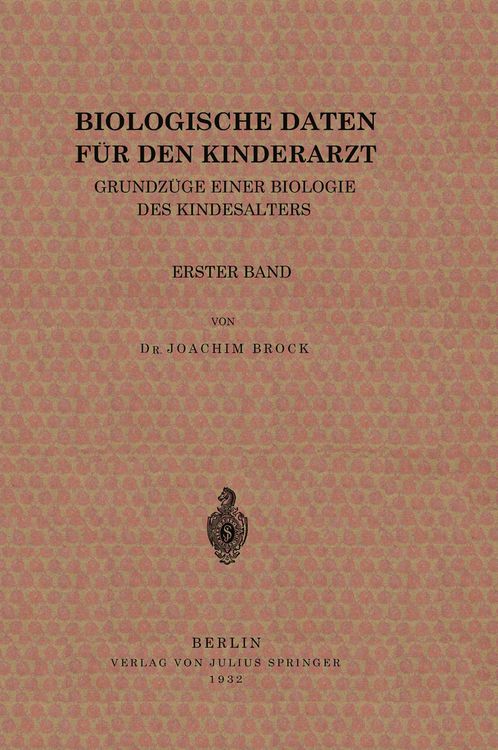 Produktbild: Biologische Daten f&uuml;r den Kinderarzt