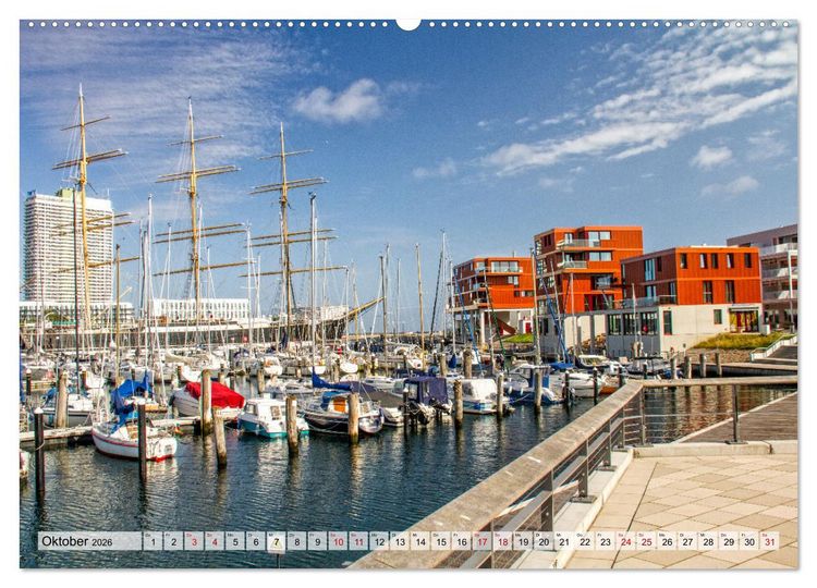 Produktbild: Halbinsel Priwall bei Travem&uuml;nde &ndash; Impressionen von der Ostseek&uuml;ste (Wandkalender 2026 DIN A2 quer), CALVENDO Monatskalender