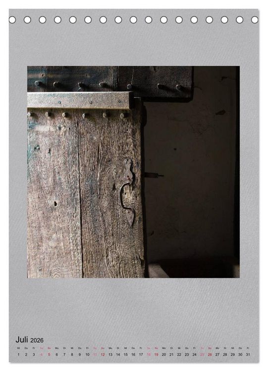 Produktbild: Holz in alten Verbindungen (Tischkalender 2026 DIN A5 hoch), CALVENDO Monatskalender
