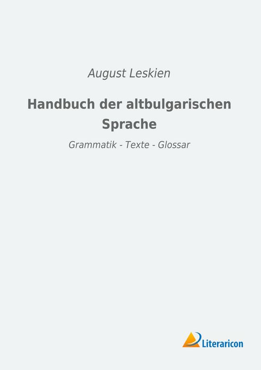 Produktbild: Handbuch der altbulgarischen Sprache