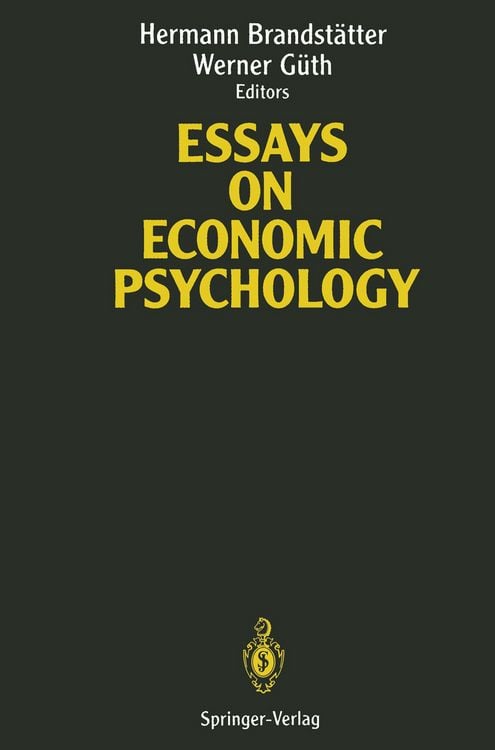 Produktbild: Essays on Economic Psychology