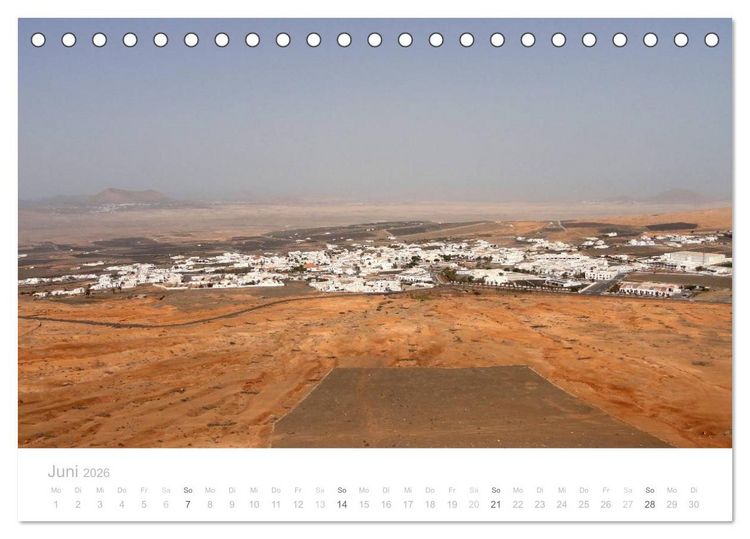 Produktbild: Die unwirkliche Welt von Lanzarote (Tischkalender 2026 DIN A5 quer), CALVENDO Monatskalender