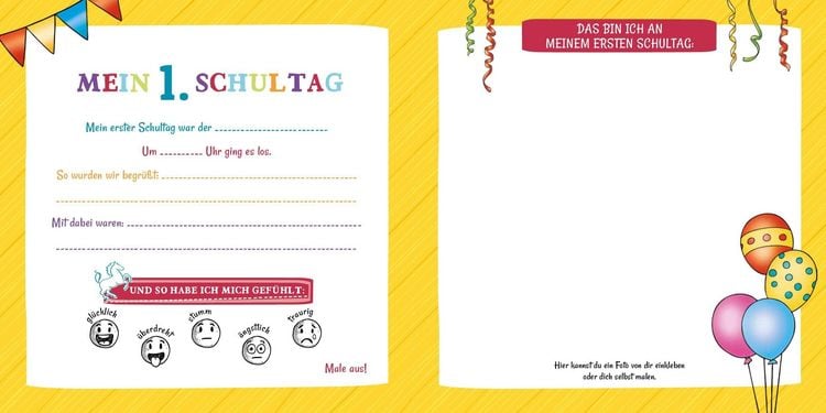 Produktbild: Bibi & Tina: Ab heute bin ich Schulkind! Mein Erinnerungsalbum zum Schulanfang