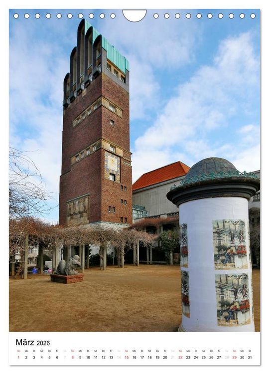 Produktbild: Darmstadt 2026 Bilder vom Frankfurter Taxifahrer Petrus Bodenstaff (Wandkalender 2026 DIN A4 hoch), CALVENDO Monatskalender
