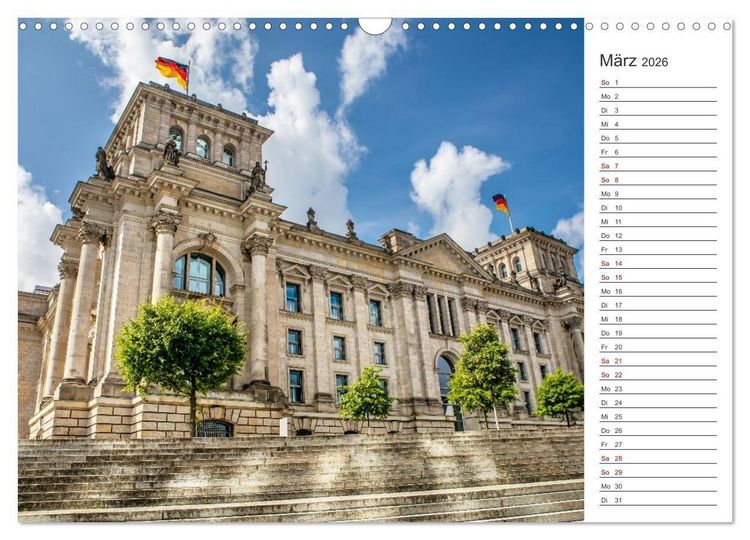 Produktbild: Berlin-Zentrum - Der Planer (Wandkalender 2026 DIN A3 quer), CALVENDO Monatskalender