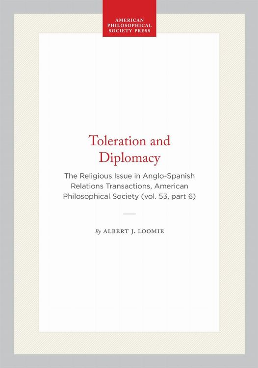 Produktbild: Toleration and Diplomacy