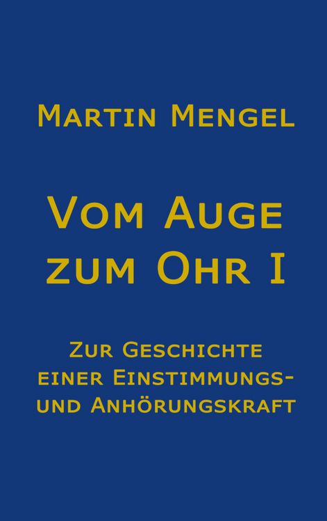 Produktbild: Vom Auge zum Ohr