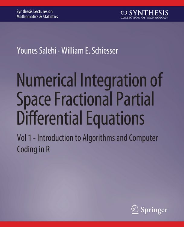 Produktbild: Numerical Integration of Space Fractional Partial Differential Equations