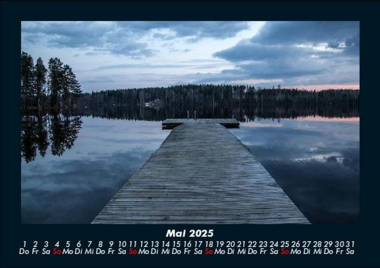 Produktbild: Die Seen der Erde 2025 Fotokalender DIN A5
