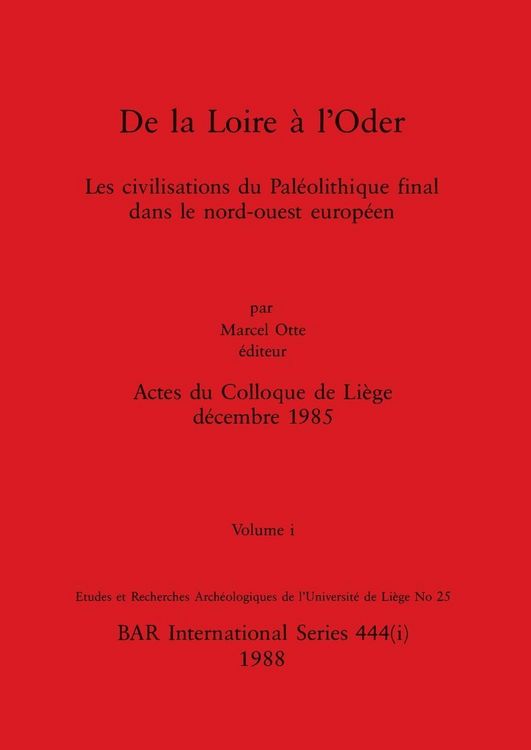 Produktbild: De la Loire &agrave; l'Oder, Volume i