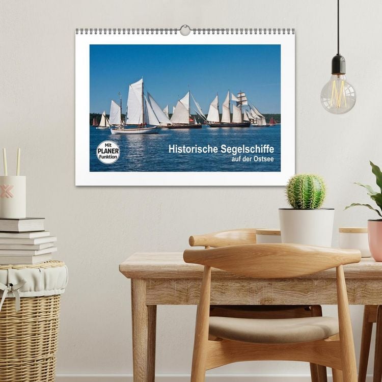 Produktbild: Historische Segelschiffe auf der Ostsee (Wandkalender 2026 DIN A3 quer), CALVENDO Monatskalender