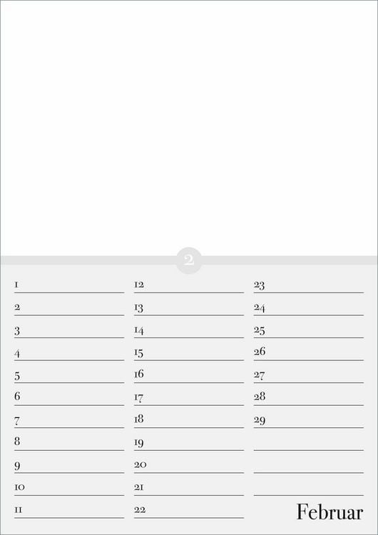 Produktbild: Geburtstagskalender zum Selbstgestalten - immerw&auml;hrend - (21 x 29,7)