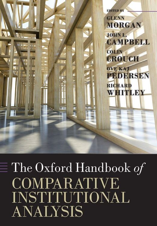 Produktbild: The Oxford Handbook of Comparative Institutional Analysis