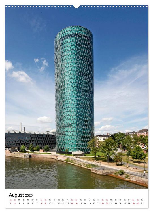 Produktbild: Frankfurt am Main vom Frankfurter Taxifahrer Petrus Bodenstaff (Wandkalender 2026 DIN A2 hoch), CALVENDO Monatskalender
