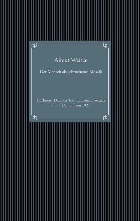 Produktbild: Der Mensch als gebrochenes Mosaik