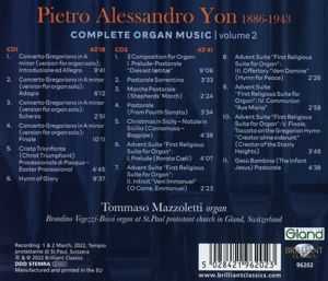 Produktbild: Yon:Complete Organ Music Vol.2