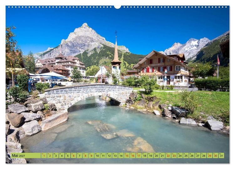 Produktbild: Alpentraum Kandersteg (Wandkalender 2027 DIN A2 quer), CALVENDO Monatskalender