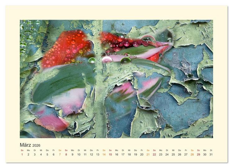 Produktbild: Fotografie trifft Malerei (Wandkalender 2026 DIN A3 quer), CALVENDO Monatskalender