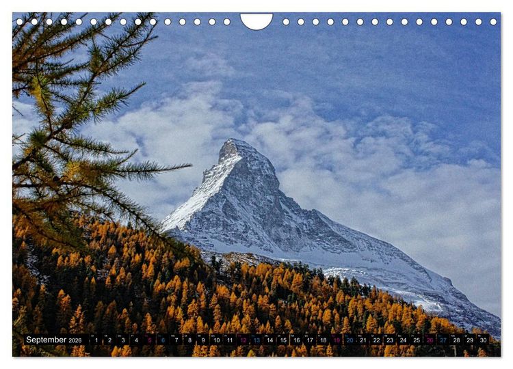 Produktbild: MATTERHORN. Faszination und Magie (Wandkalender 2026 DIN A4 quer), CALVENDO Monatskalender