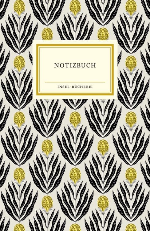 Produktbild: Notizbuch Insel-B&uuml;cherei &raquo;Goldene Protea&laquo;