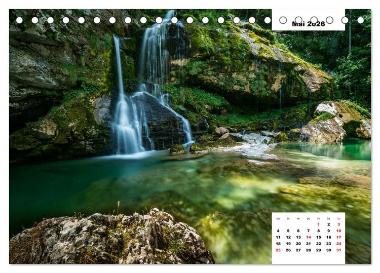 Produktbild: Faszination Ostalpen - von Berchtesgaden bis Slowenien (Tischkalender 2026 DIN A5 quer), CALVENDO Monatskalender