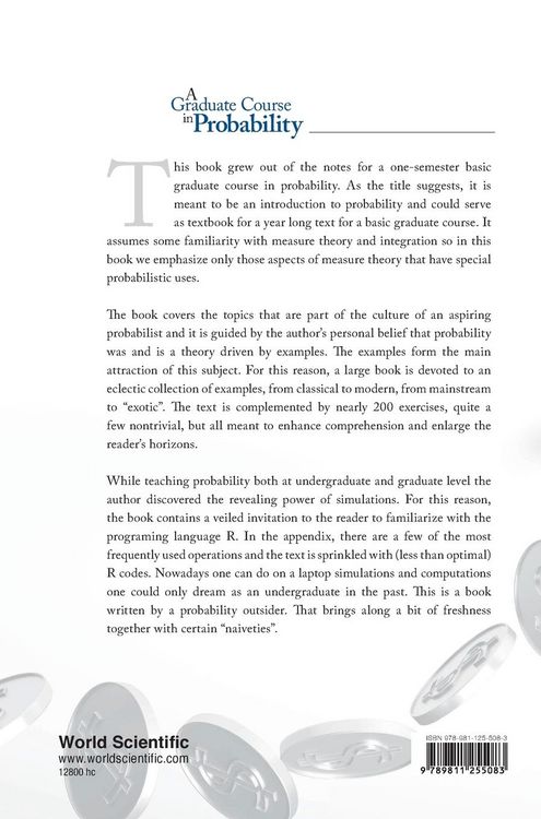 Produktbild: Graduate Course in Probability, a