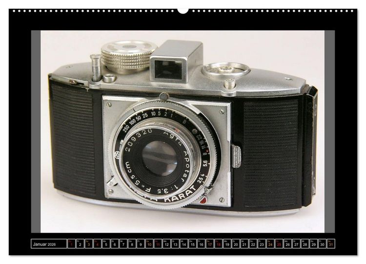 Produktbild: AGFA KAMERA OLDIES Klassische Kameras von 1926 - 1974 (Wandkalender 2026 DIN A2 quer), CALVENDO Monatskalender