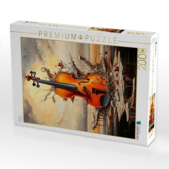 Produktbild: CALVENDO Puzzle Die Geige | 2000 Teile Lege-Gr&ouml;&szlig;e 90x67cm Foto-Puzzle f&uuml;r gl&uuml;ckliche Stunden