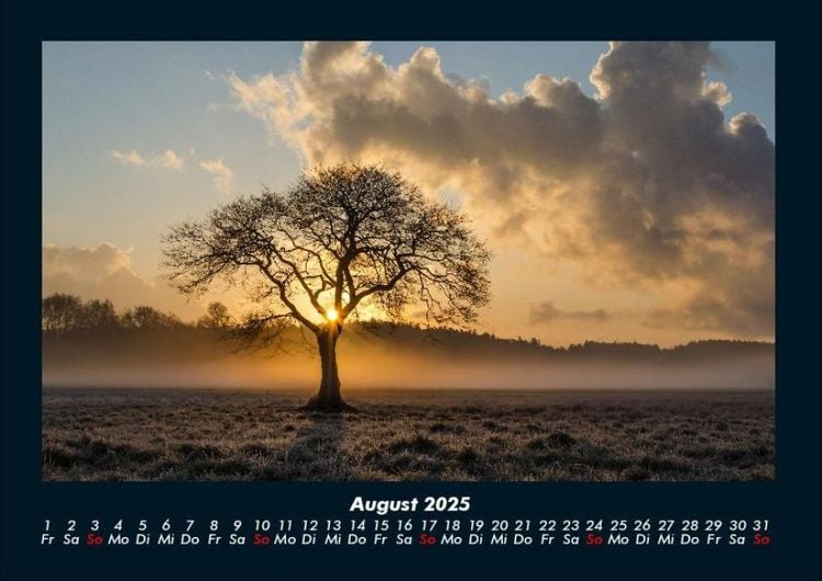 Produktbild: Landschaftskalender 2025 Fotokalender DIN A4