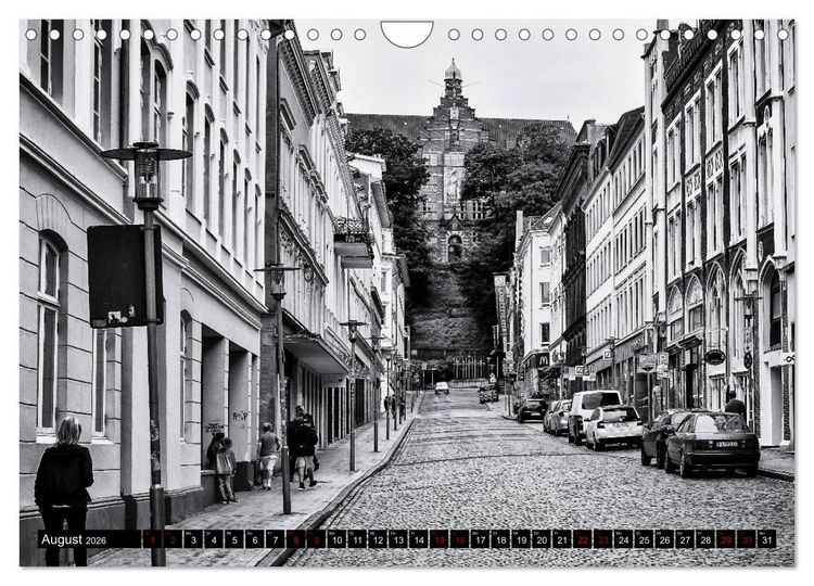 Produktbild: Ein Blick auf Flensburg (Wandkalender 2026 DIN A4 quer), CALVENDO Monatskalender