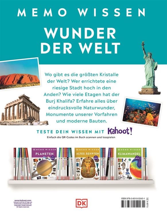 Produktbild: Memo Wissen. Wunder der Welt
