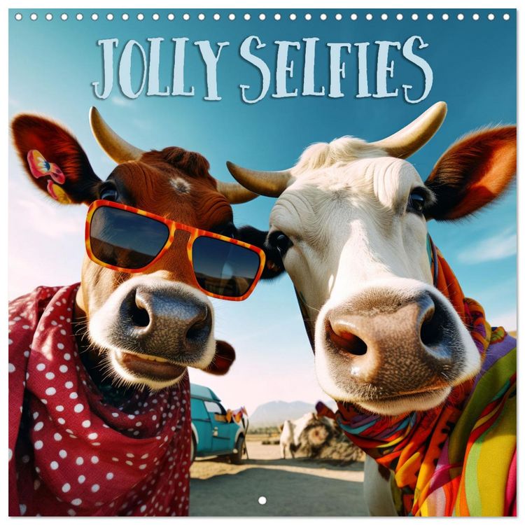 Produktbild: Jolly Selfies (Wall Calendar 2026 12 &times; 12 Inch) CALVENDO 12 Month Wall Calendar