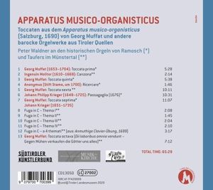 Produktbild: Apparatus Musico-Organisticus-Toccaten f&uuml;r Orgel