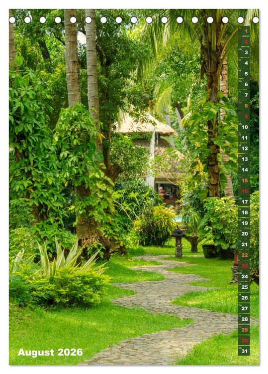 Produktbild: Exotisches Bali (Tischkalender 2026 DIN A5 hoch), CALVENDO Monatskalender