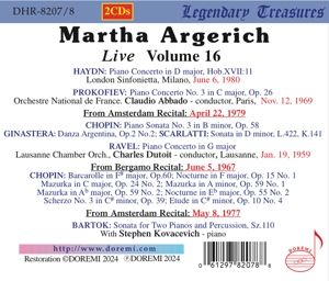 Produktbild: Martha Argerich: Live,Vol. 16