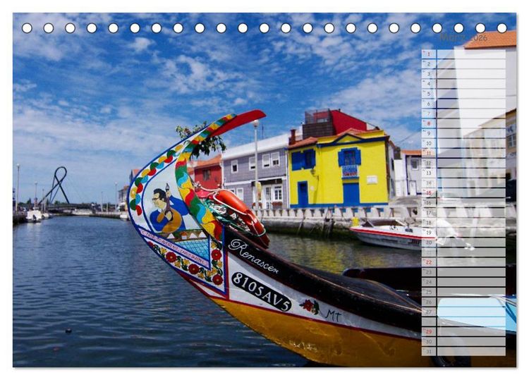 Produktbild: Portugal - der Norden (Tischkalender 2026 DIN A5 quer), CALVENDO Monatskalender