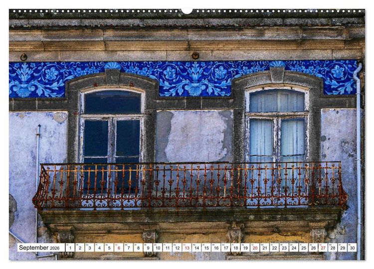 Produktbild: Porto - Charme am Douro (Wandkalender 2026 DIN A2 quer), CALVENDO Monatskalender