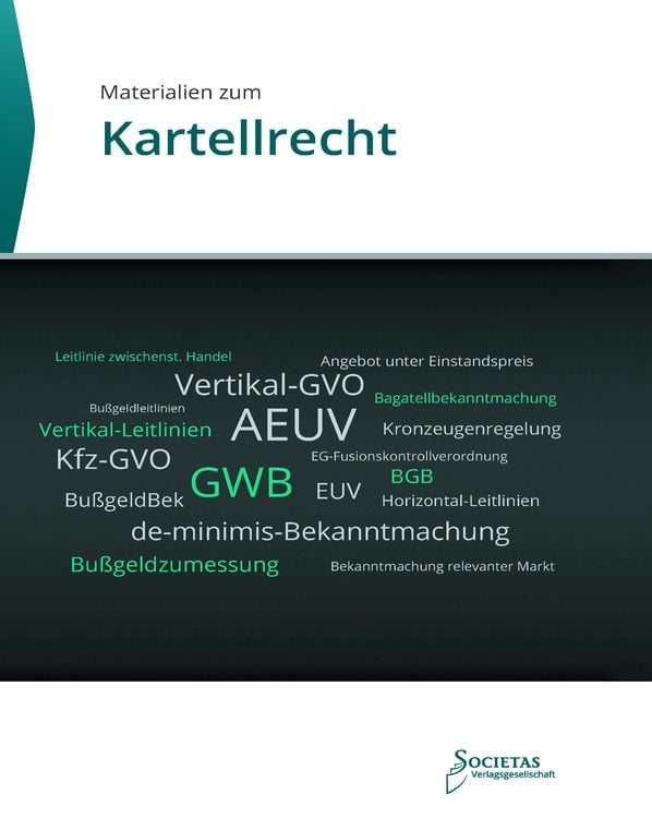 Produktbild: Materialien zum Kartellrecht