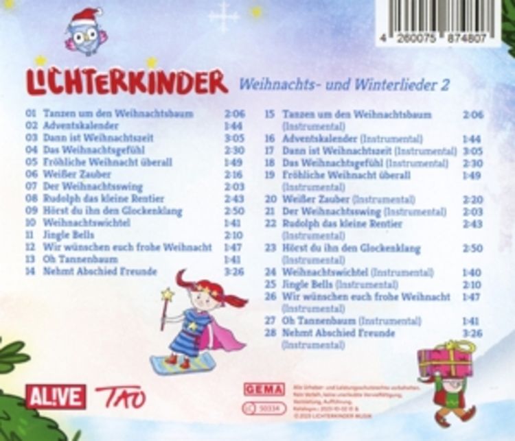 Produktbild: Weihnachts- und Winterlieder 2